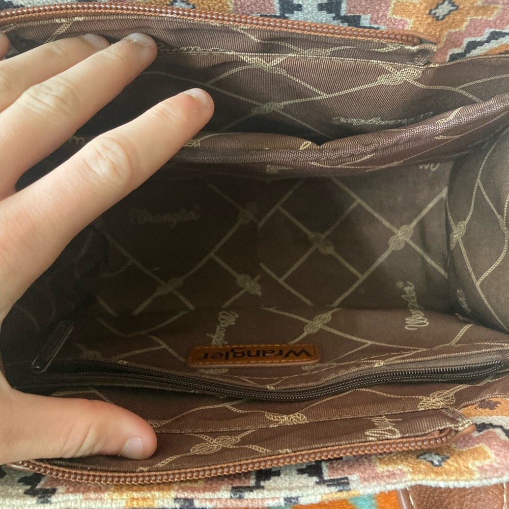 Boho Geometric Strap Canvas Bag - image 4